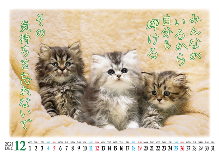 卓上カレンダー すまいる