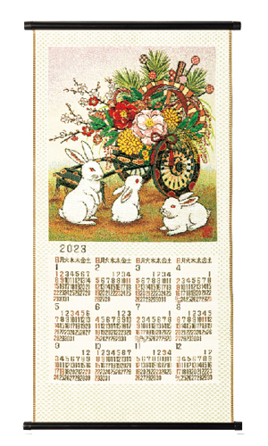 NO.2501　花車（L）　ゴブラン織りカレンダー