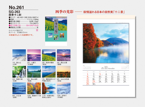 NO.261（SG-263） 四季十二彩